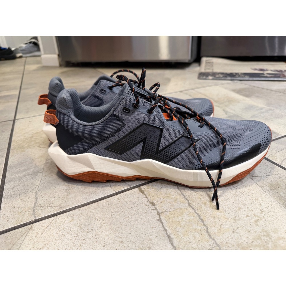 New Balance Nitrel v6 Mens 15 Trail Running Shoes Grey Black Orange MTNTRCP6